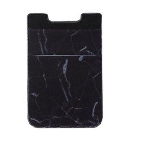 NEW - Black Marble Cell Phone Pocket